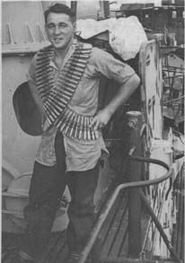 In the military (served on submarine USS Bergall)