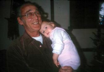 Bill with 1st grandchild '79